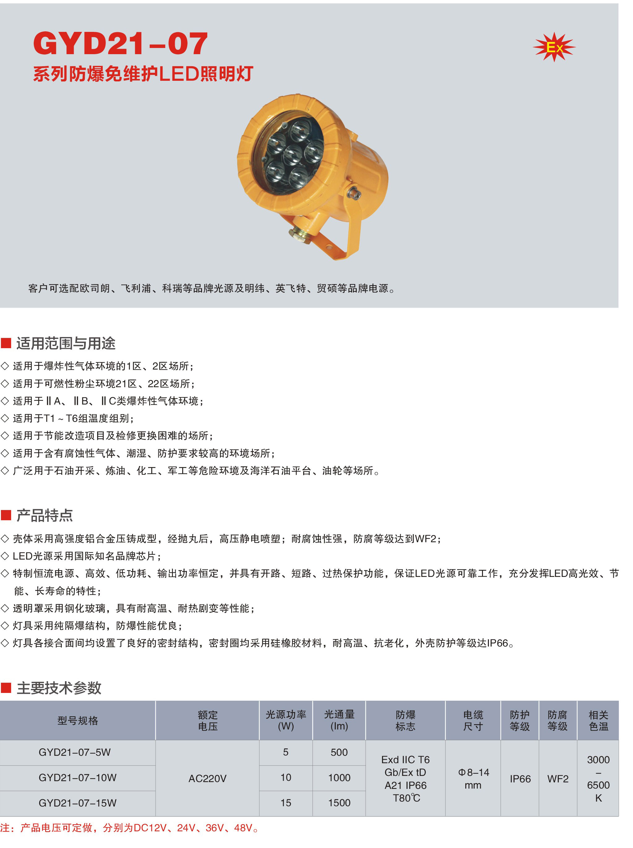 LED防爆灯 新黎明 新黎明 金阳王 海洋王