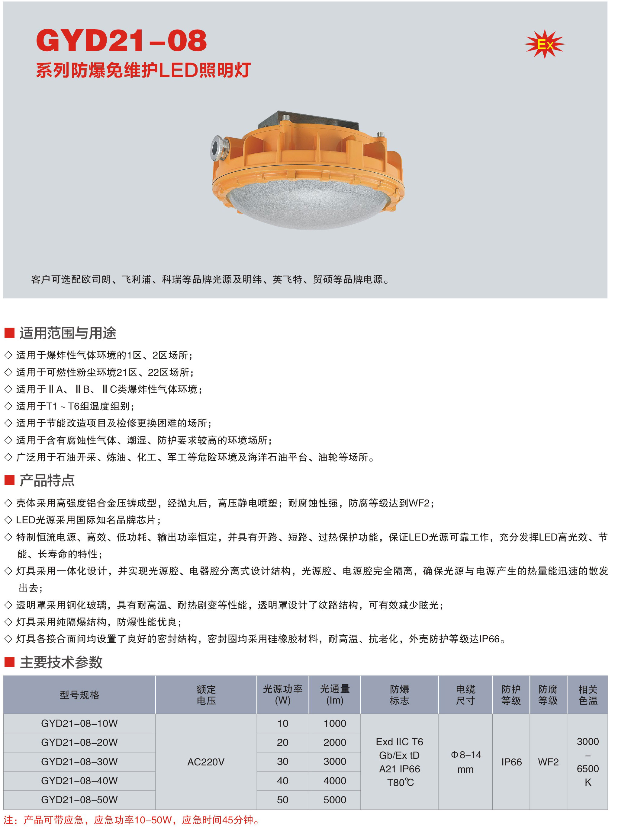 LED防爆灯具 海洋王 新黎明