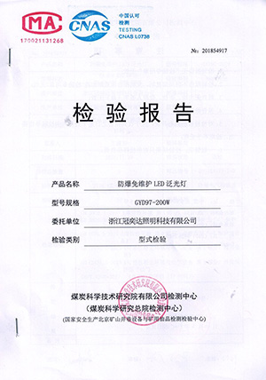 GYD97-200W 检验报告